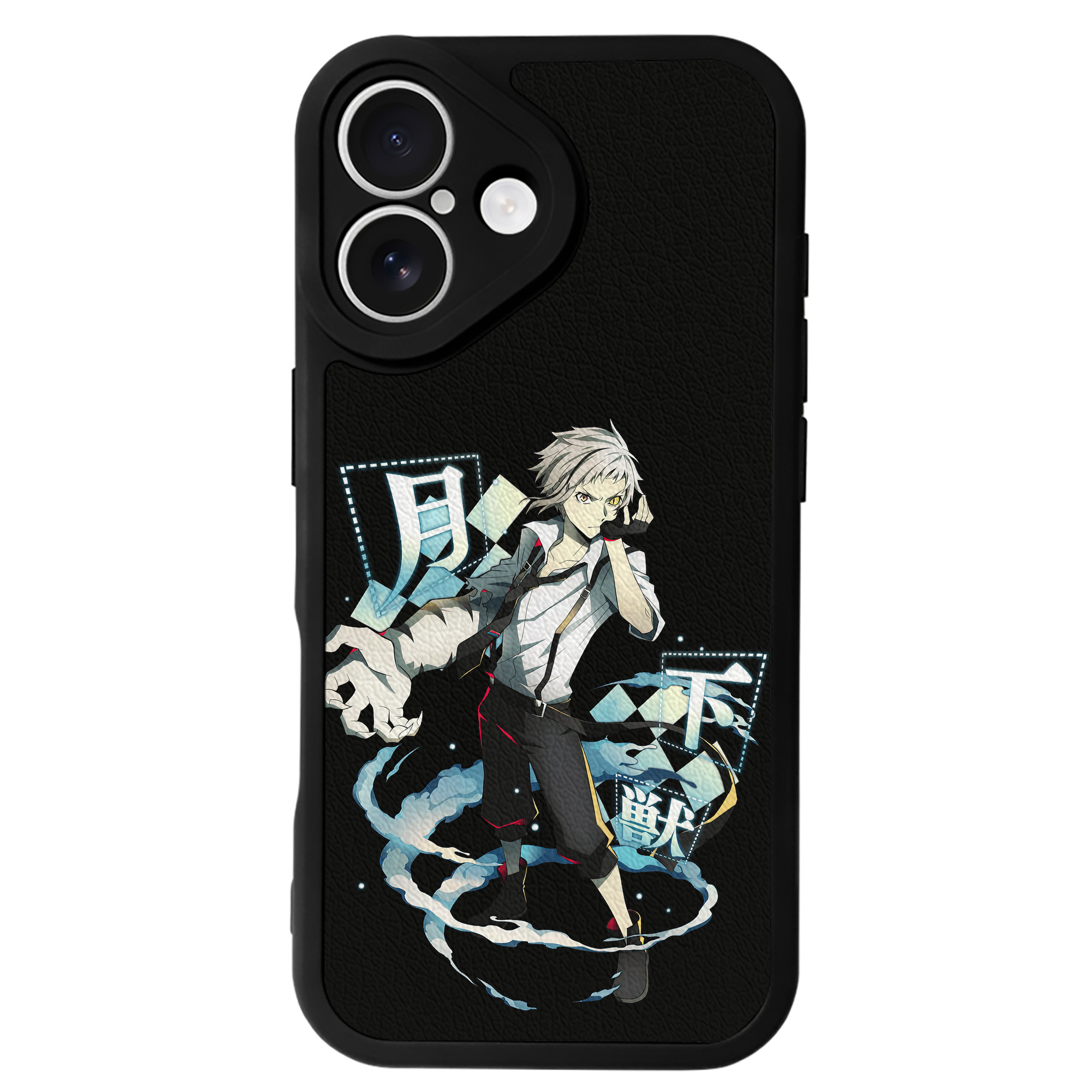 （画像用） 文豪ストレイドッグス Bungo Stray Dogs 【iPhone 16シリーズ対応】シリコンスマホケース（レザー調） 材質：シリコン